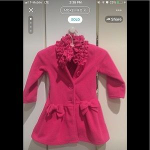 Pink coat for kids Sold 😊😊😊😊